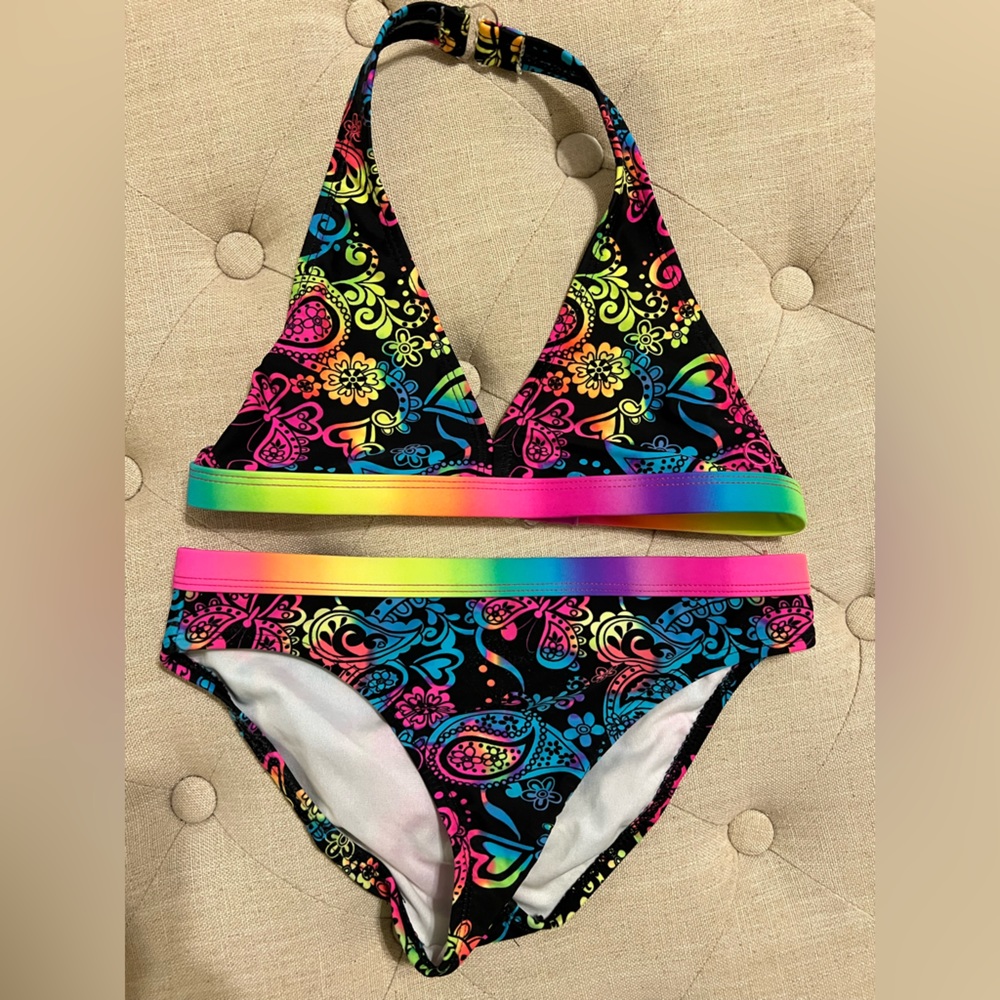 Multi colored bikini